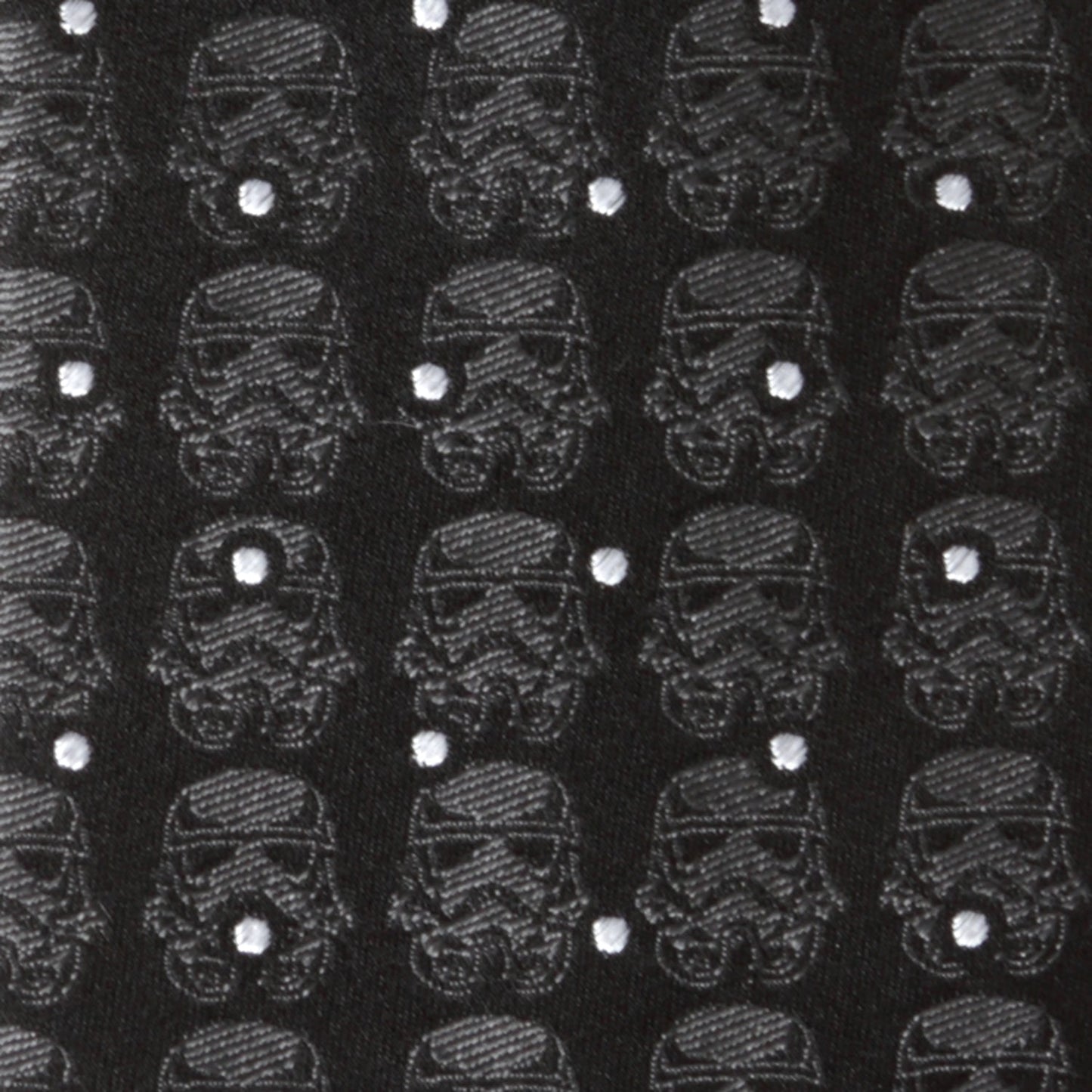 Star Wars Stormtrooper Dotted Black Tie