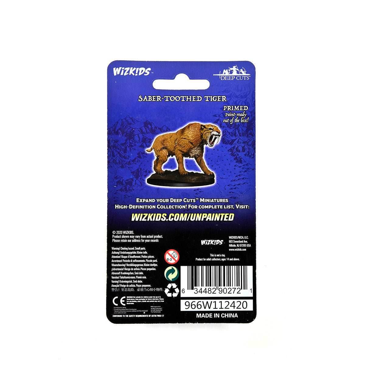 Pathfinder Battles: Deep Cuts - Saber-Toothed Tiger -