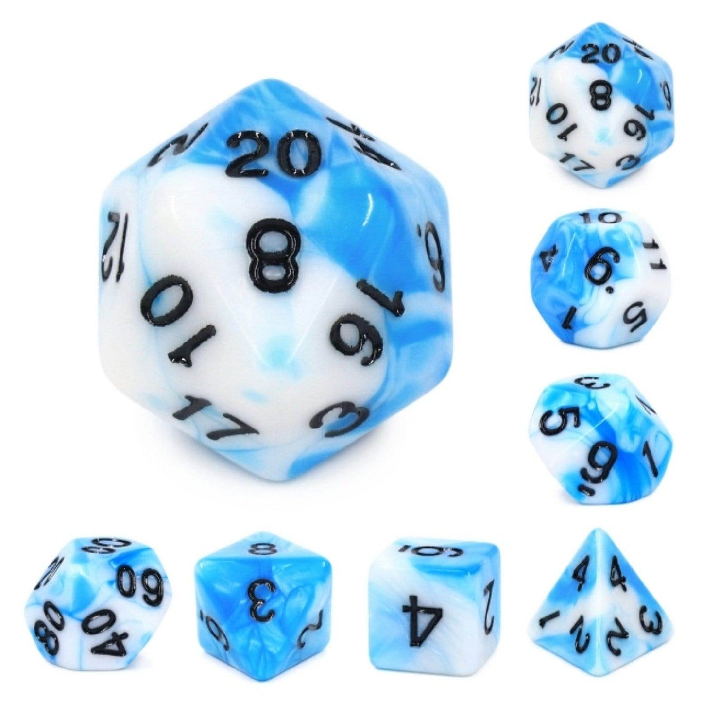 Cumulus Cloud RPG Dice Set -