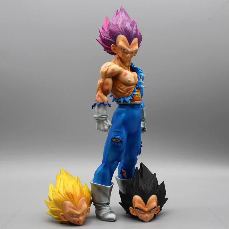 Ultra Ego Vegeta Anime Figure, Dragon Ball Z Gods of Destruction Action Figurines Statue 31 CM