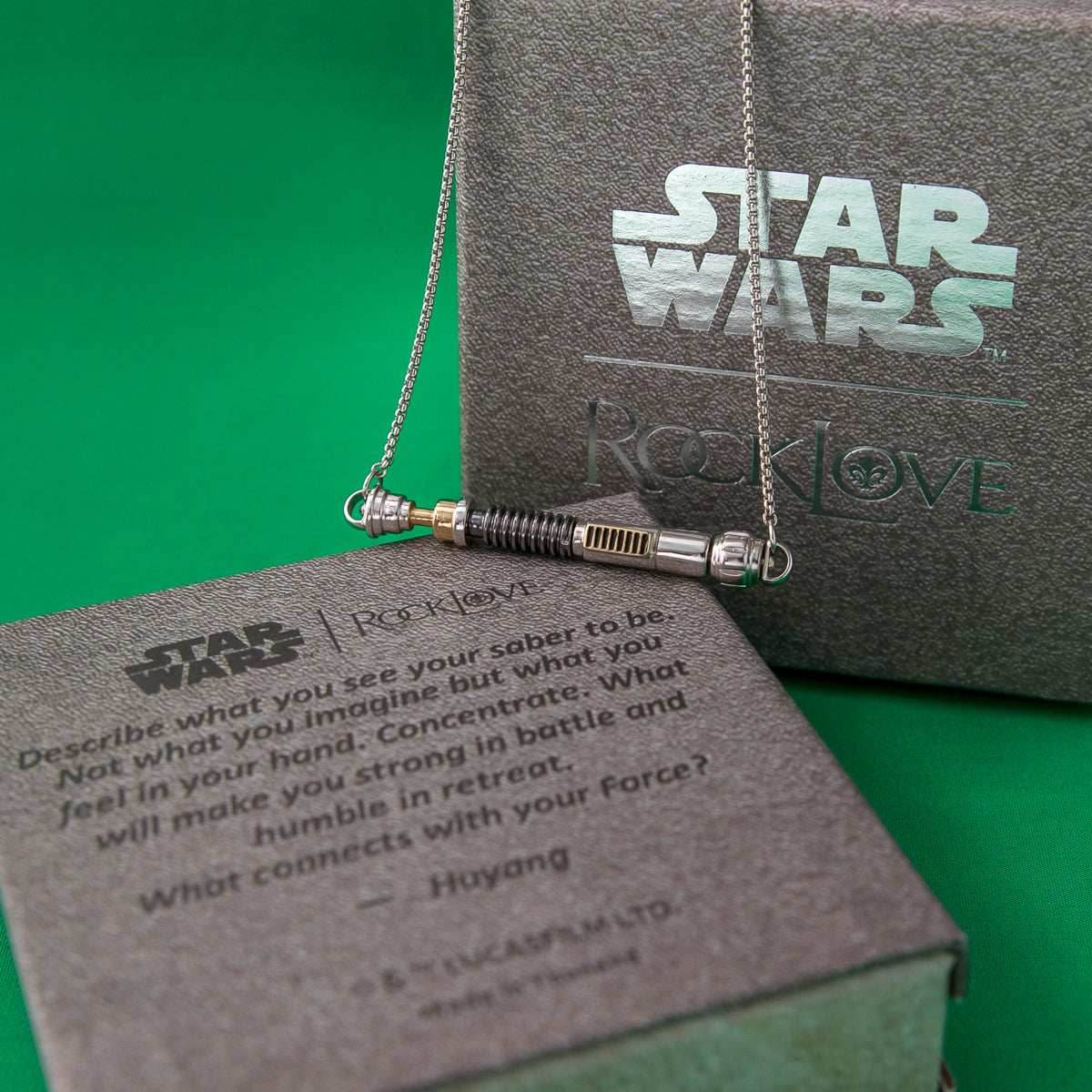 Star Wars X RockLove LIGHTSABER WORKSHOP Luke Skywalker Lightsaber Necklace -