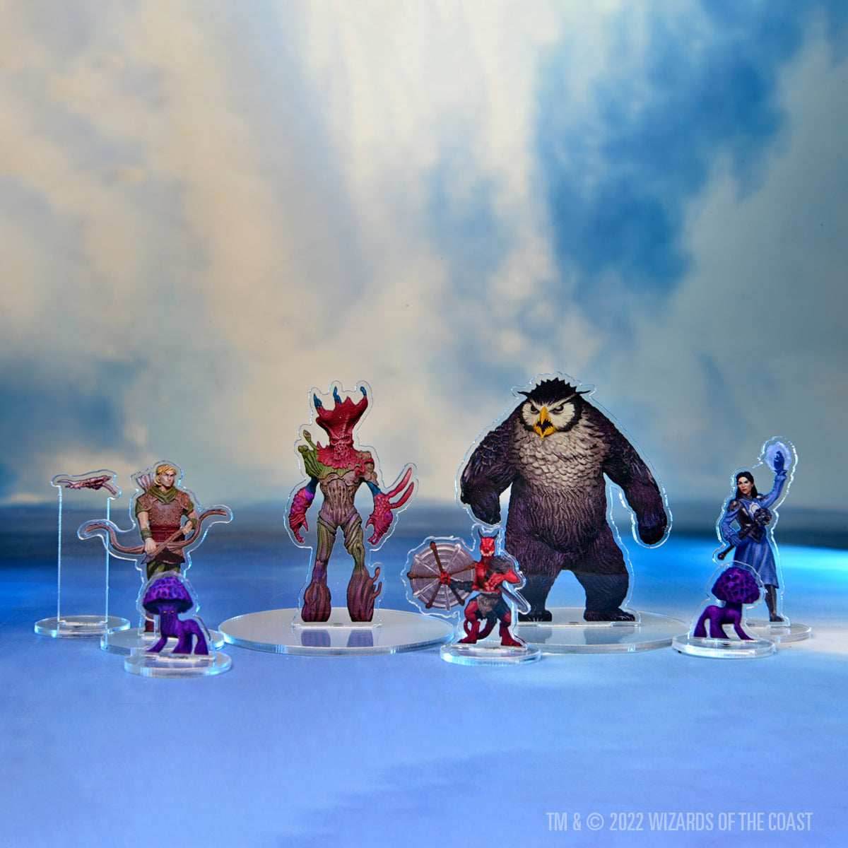 D&D: Idols of the Realms - Dragons of Stormwreck Isle - 2D Acrylic Miniatures -