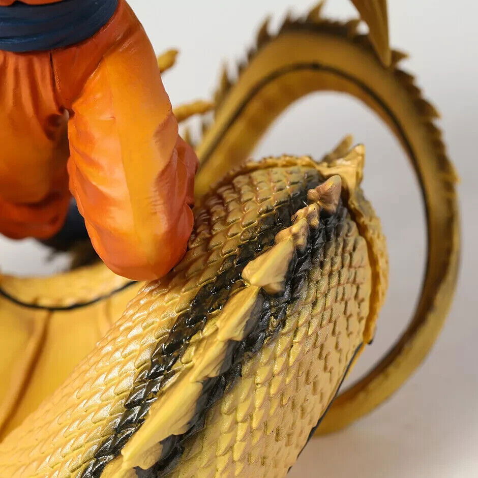Super Saiyan 3 Goku Figurines, Dragon Ball Z Anime Collectible Figures 8 in
