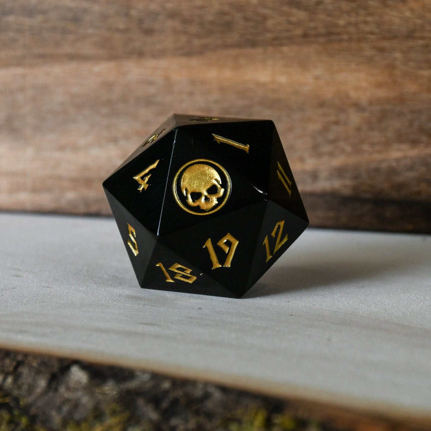 Swamp Mana Spindown Metal D20 -