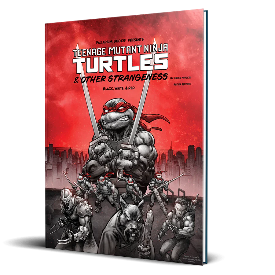 Teenage Mutant Ninja Turtles & Other Strangeness Black, White & Red Edition