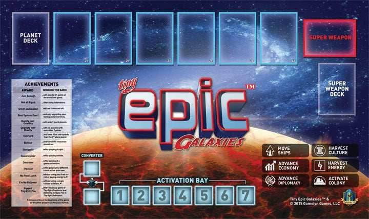 Tiny Epic Galaxies: Game Mat -
