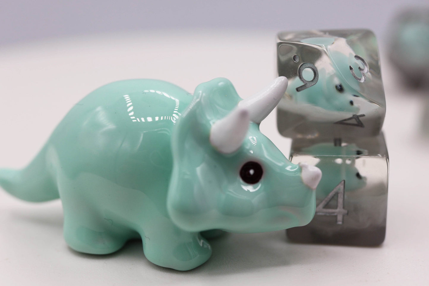Baby Triceratops RPG Dice Set -
