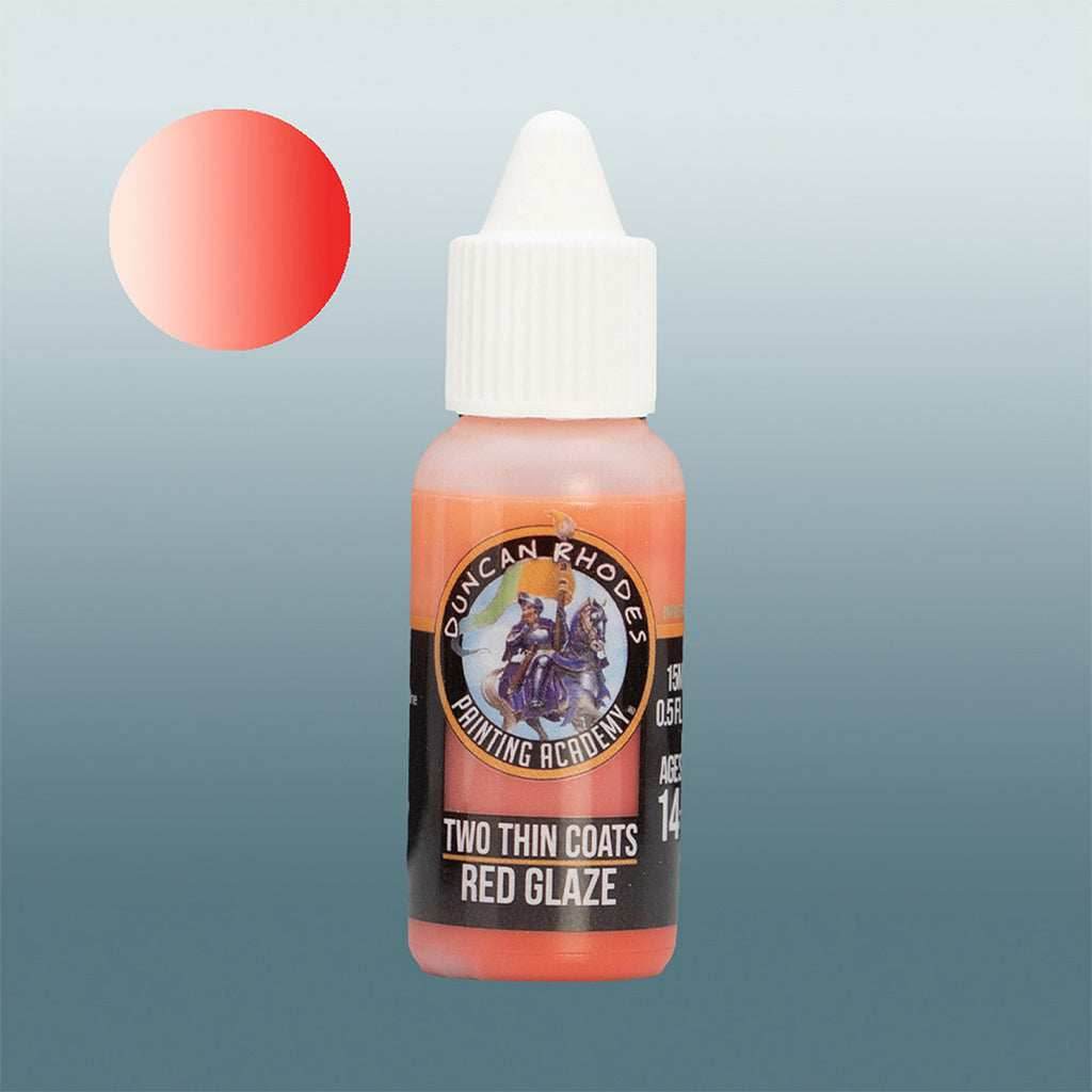 Two Thin Coats Glaze: Red Glaze -