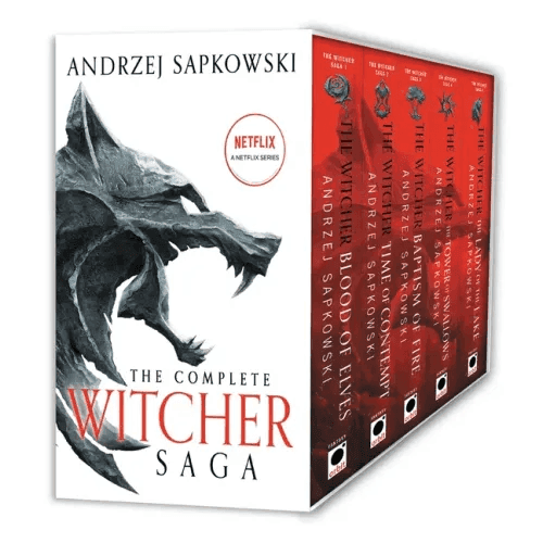 The Witcher Boxed Set: Blood of Elves, the Time of Contempt, Baptism of Fire, the Tower of Swallows, the Lady of the Lake - Paperback -