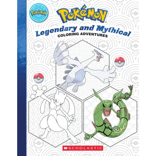 Pokémon Coloring Adventures #2: Legendary & Mythical Pokémon - Paperback -