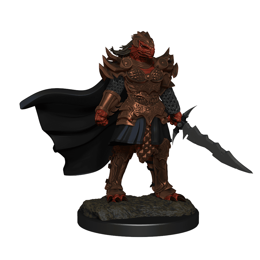 D&D: Nolzur's Marvelous Miniatures - Dragonborn Fighter Female -