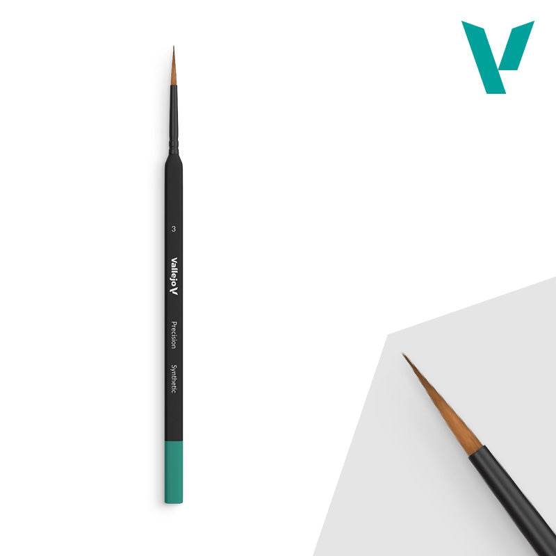 Hobby Brushes: Percision - Synthetic - Size 3 -