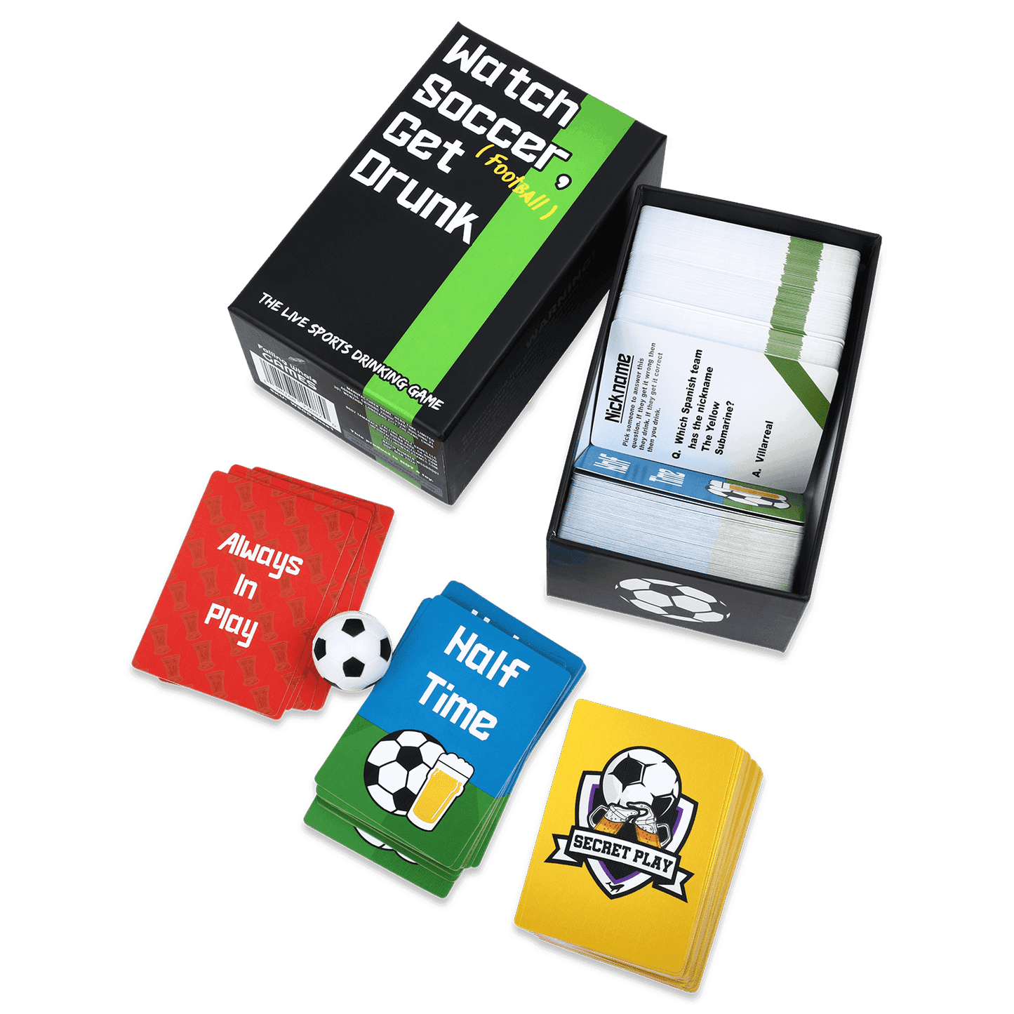 WATCH SOCCER, GET DRUNK - The Live Soccer Drinking Game -
