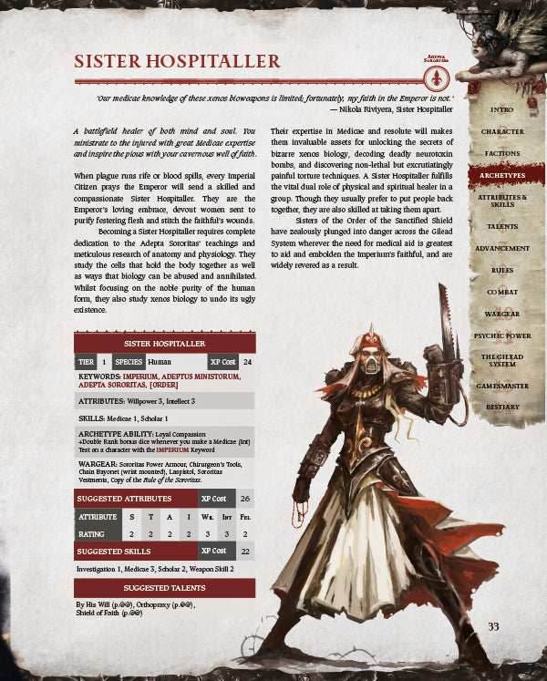 Warhammer 40K: Wrath & Glory RPG - Core Rulebook -