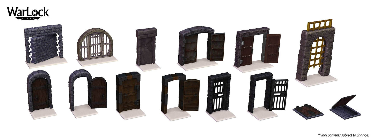 WarLock Tiles: Doors & Archways -