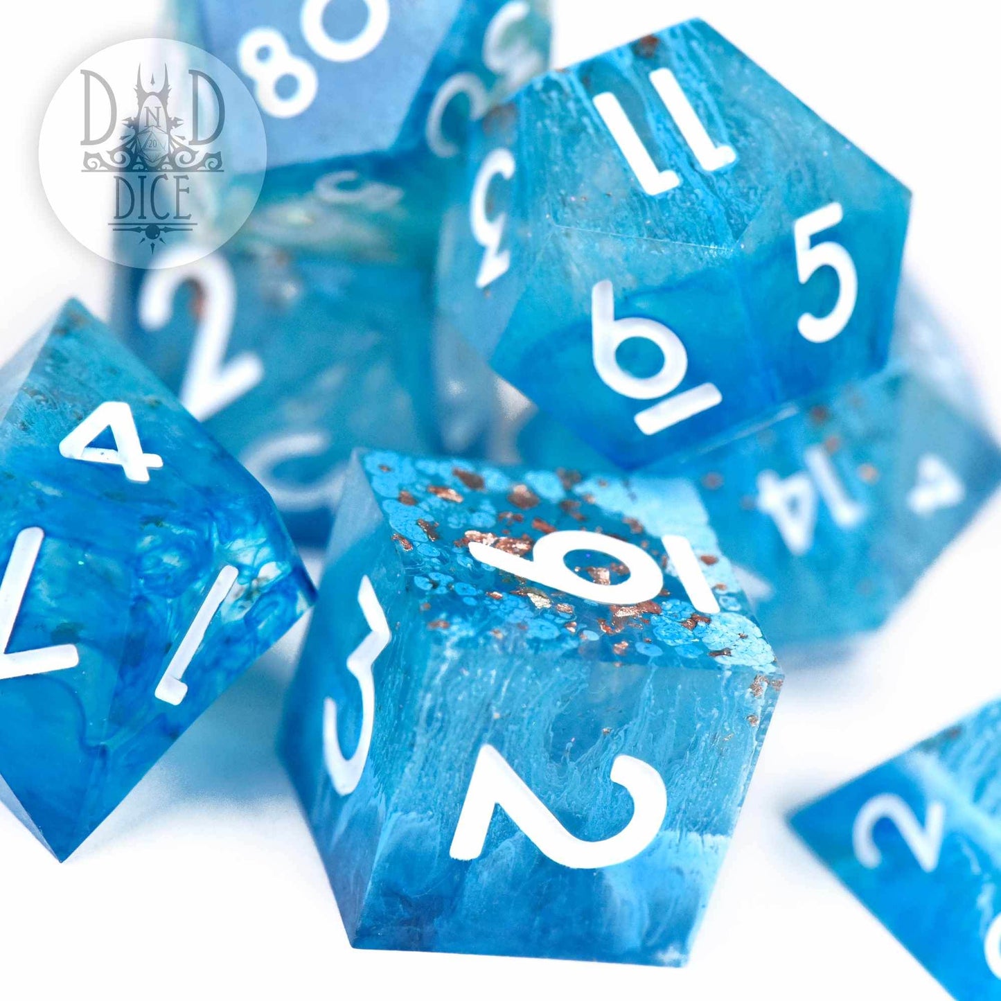 Copper Lochs Handmade Dice Set -