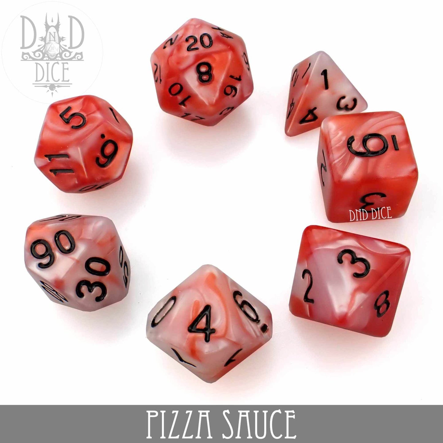 Pizza Sauce Dice Set -