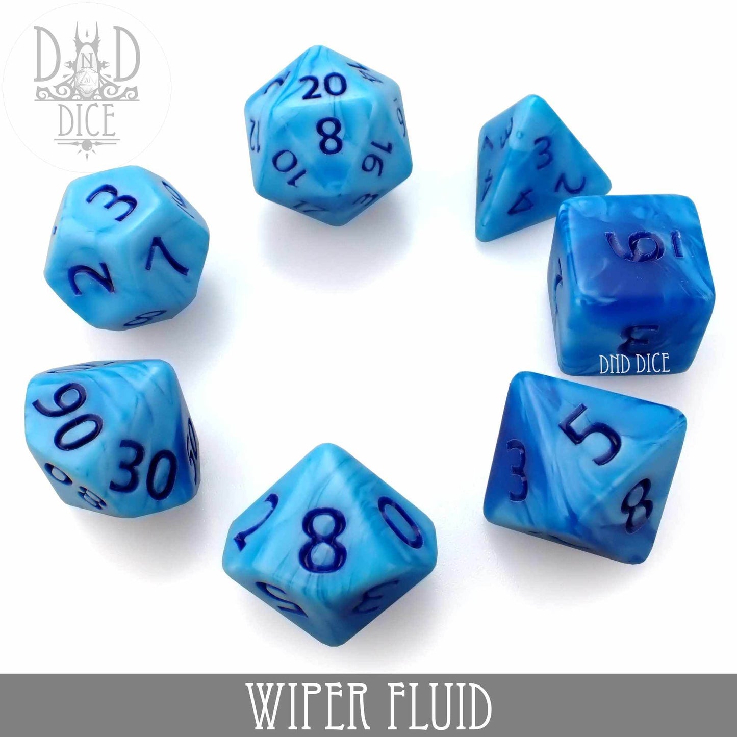 Wiper Fluid Dice Set -