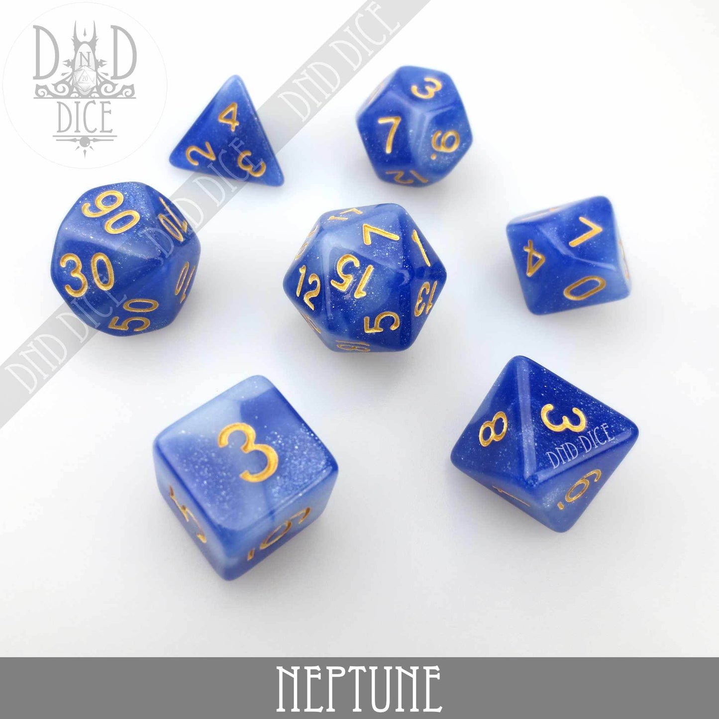 Neptune Galaxy Dice Set -