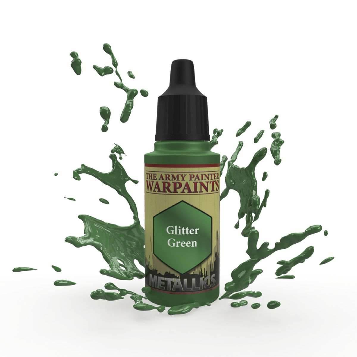 Army Painter Warpaints: Metallics - Glitter Green 18ml -