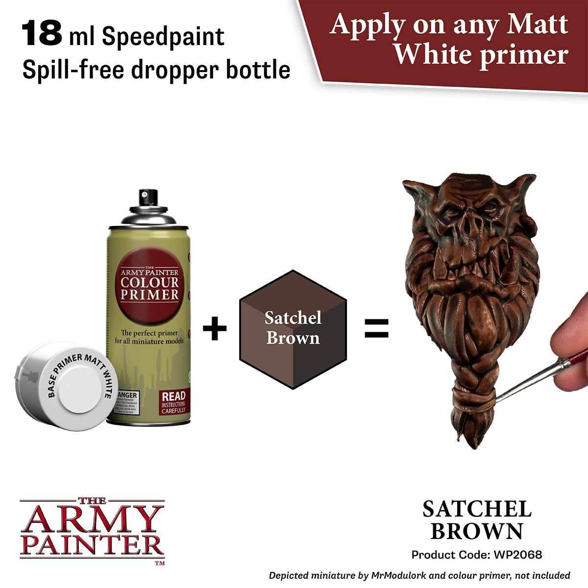Army Painter Warpaints Speedpaint 2.0: Satchel Brown 18ml -