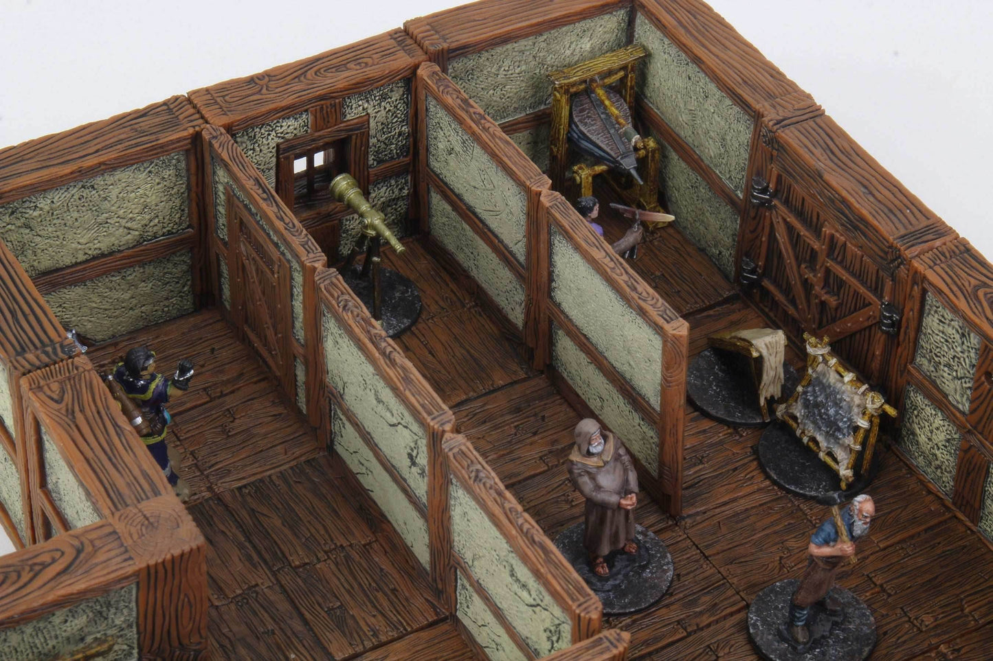 WarLock Tiles: Town & Village II - Full Height Plaster Walls -