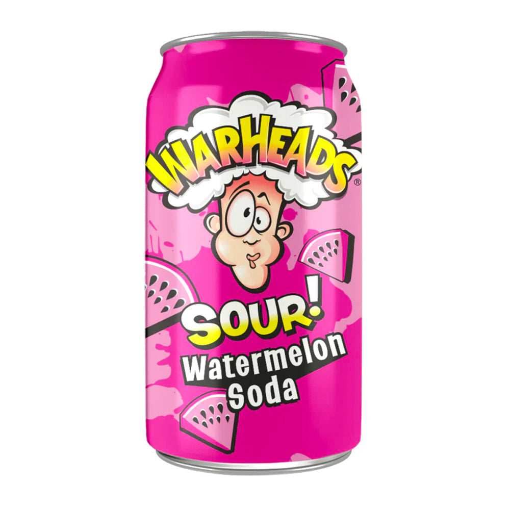 Warheads Sour Watermelon Soda (355ml) -
