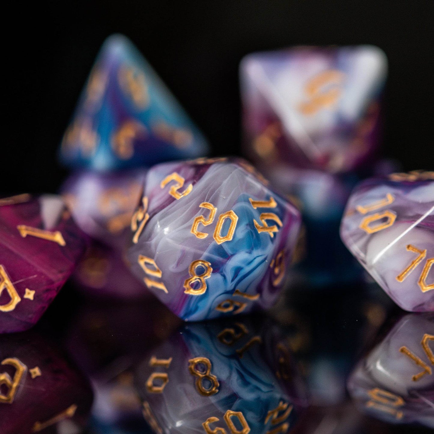 Wizard Class Acrylic Dice Set -