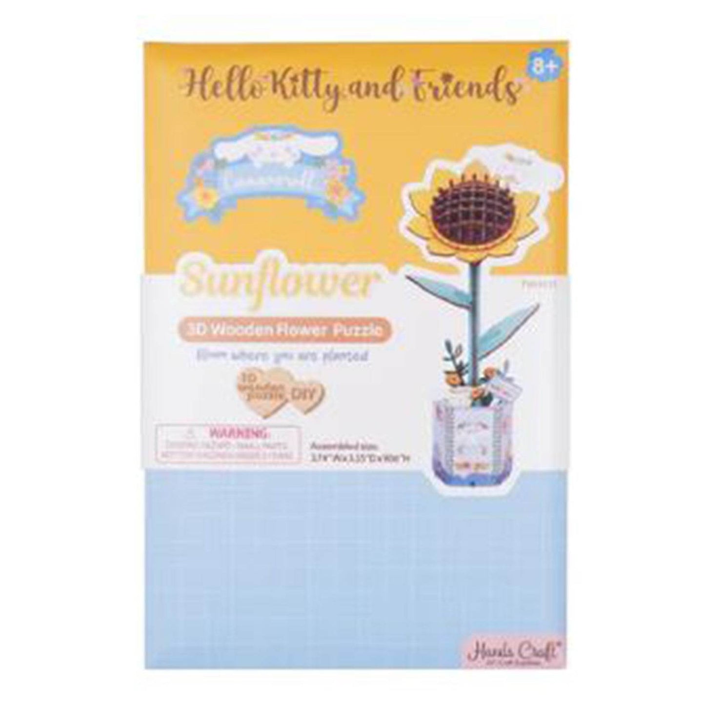 Wooden Puzzle: Hello Kitty® and Friends Cinnamonroll Sunflower -