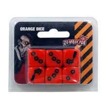Zombicide: Orange Special Dice -