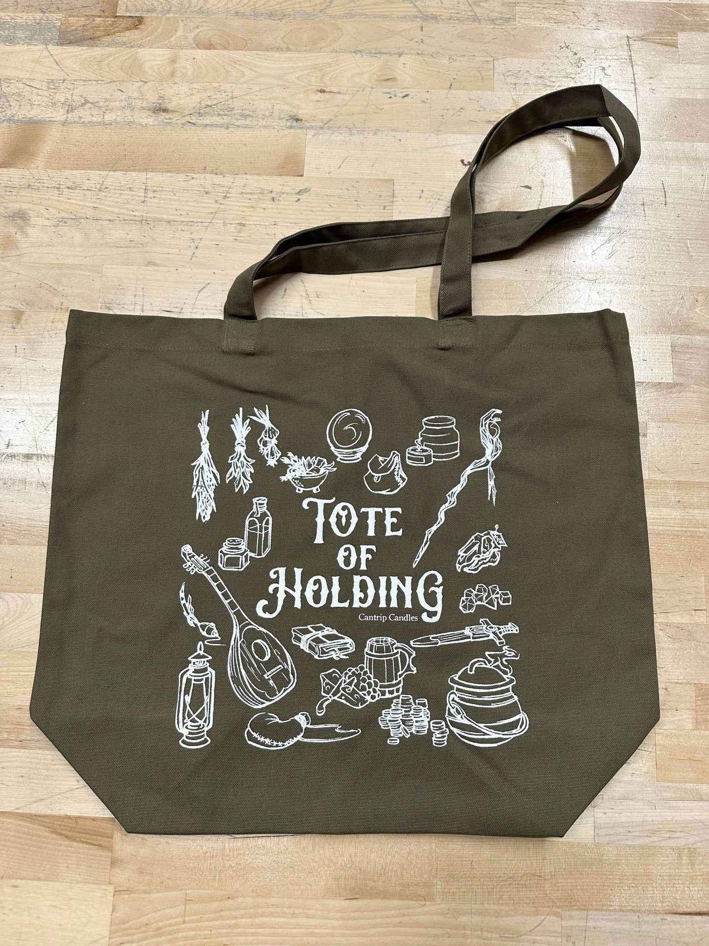 Tote of Holding - Olive Green