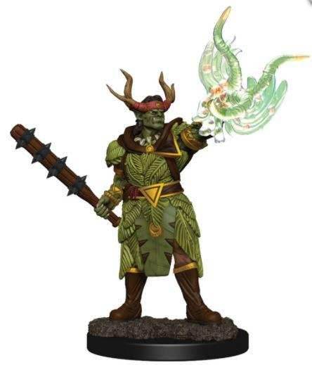 Pathfinder Battles: Half-Orc Druid Male -