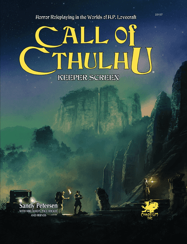 Call of Cthulhu 7th Edition Keeper Screen -