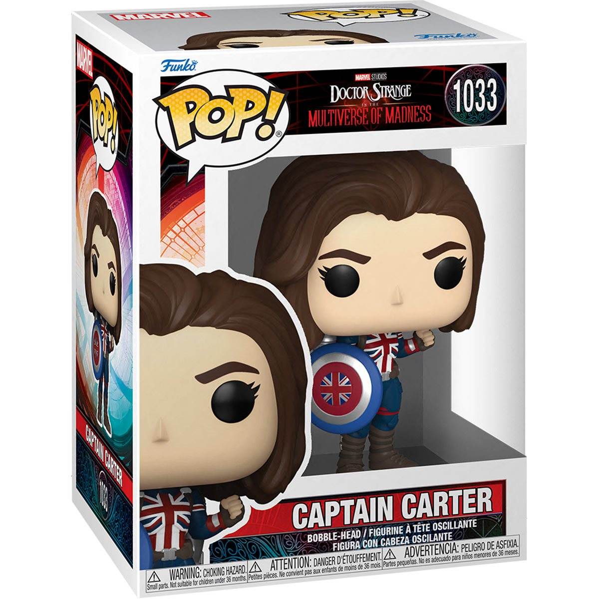 Funko Pop! Marvel: Doctor Strange Multiverse of Madness - Captain Carter -