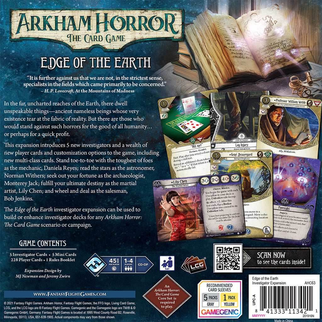 Arkham Horror LCG: Edge of the Earth Investigator Expansion -