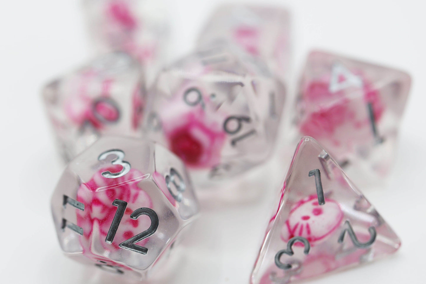 Anime Kitty RPG Dice Set -