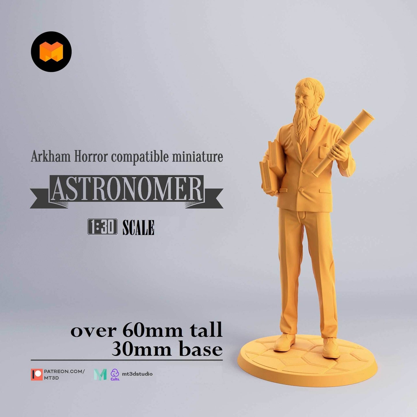 Arkham Compatible Investigator: The Astronomer (Norman Withers) -