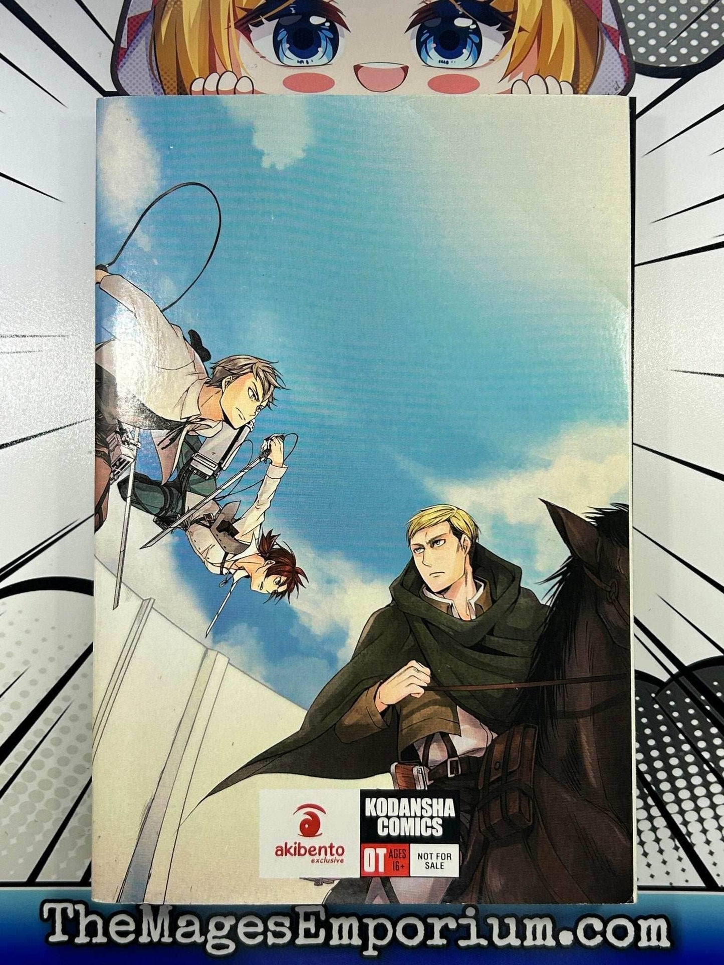 Attack on Titan No Regrets Vol 1 Akibento Exclusive -