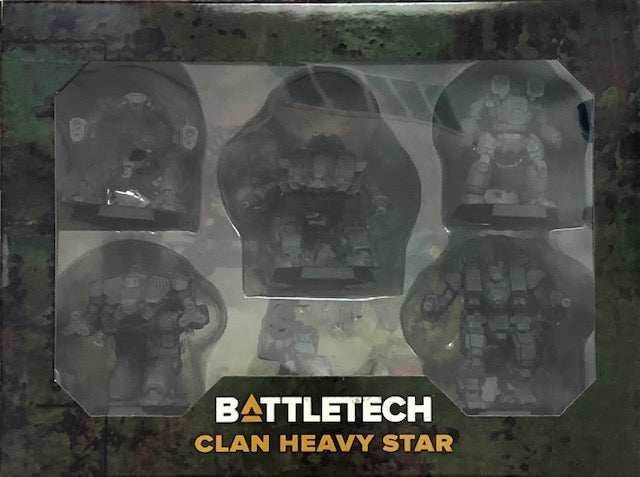 Battletech Clan Star Miniatures -
