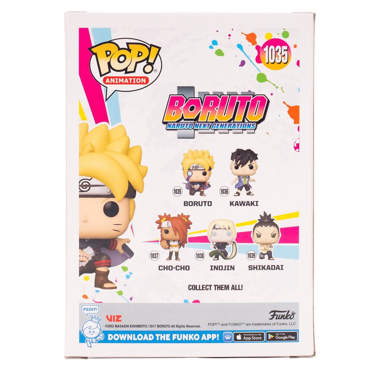 Funko Pop! Animation: Boruto with Marks Glow-in-The-Dark Entertainment Earth Exclusive -