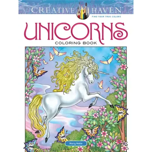 Creative Haven Unicorns Coloring Book