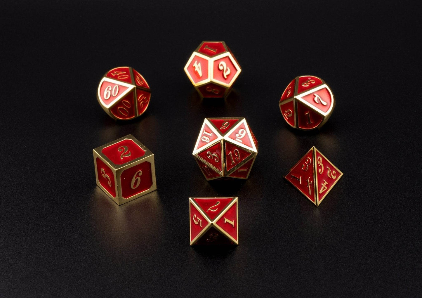 Carmine Spellfire Dice Set -