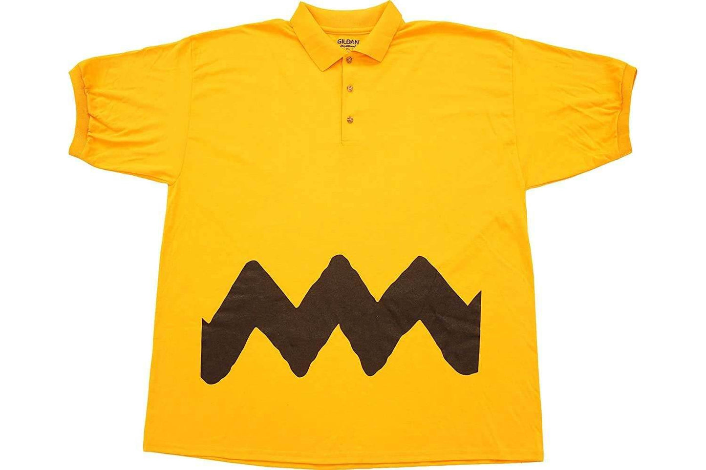 Charlie Brown Polo Button Up Costume T-Shirt - M