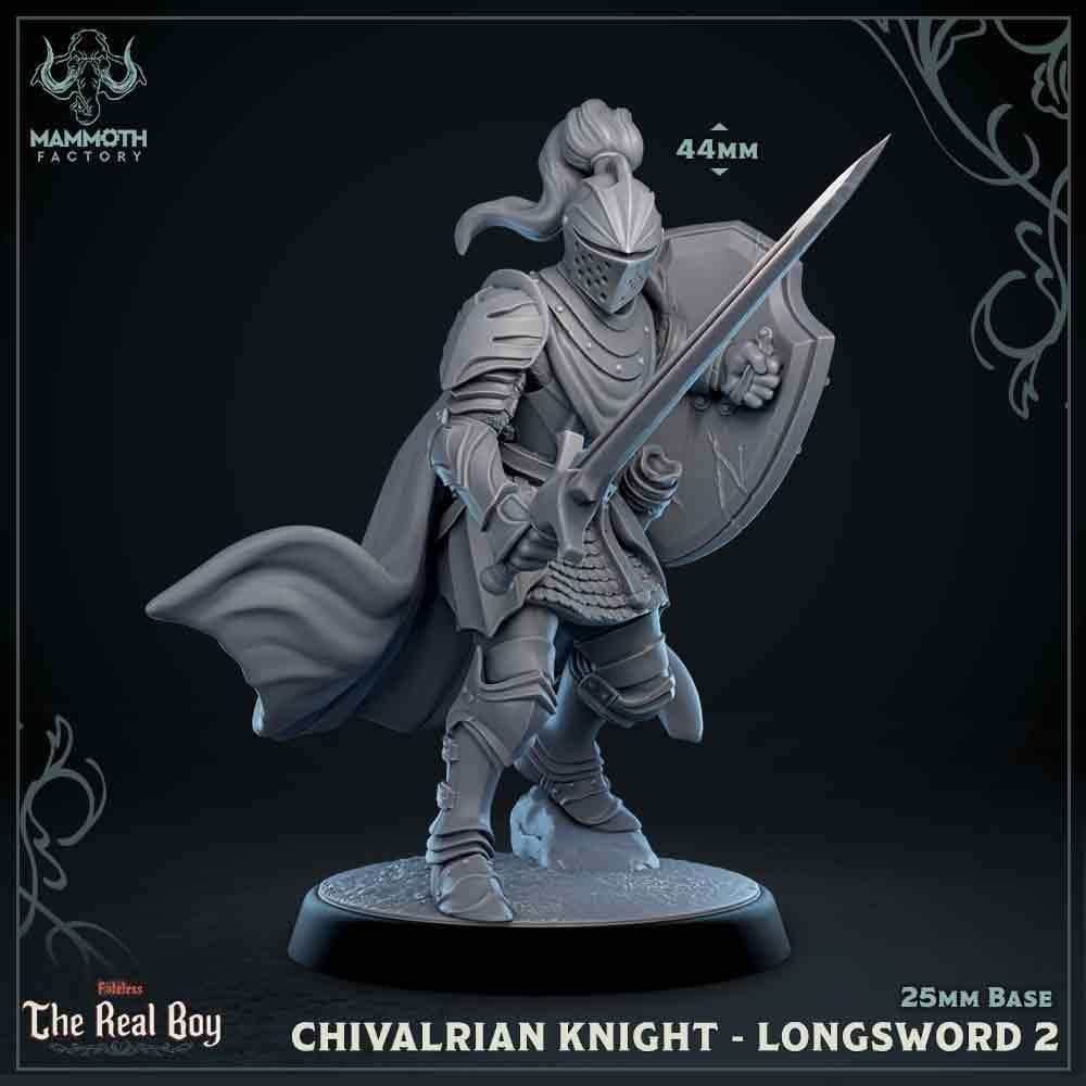 Chivalrian Knight with Longsword 2 (Paladin) -