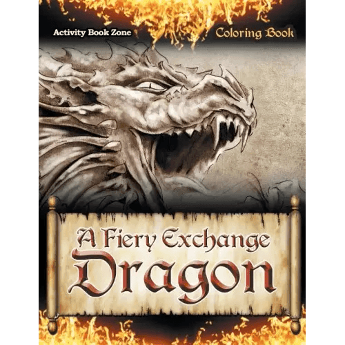 The Dragons of The Game of Thrones Coloring Book - Paperback -
