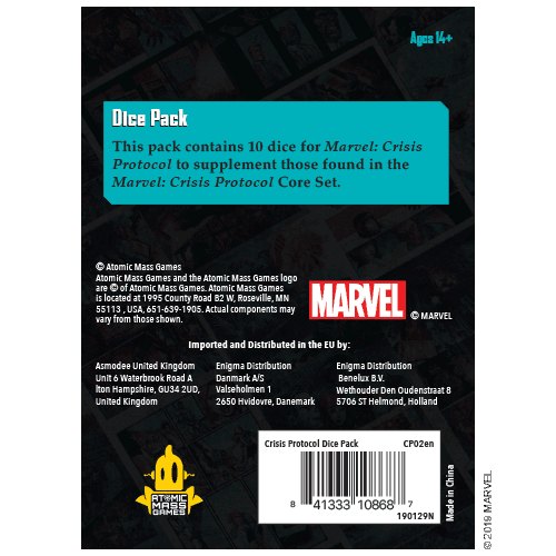 Marvel Crisis Protocol: Dice Pack -