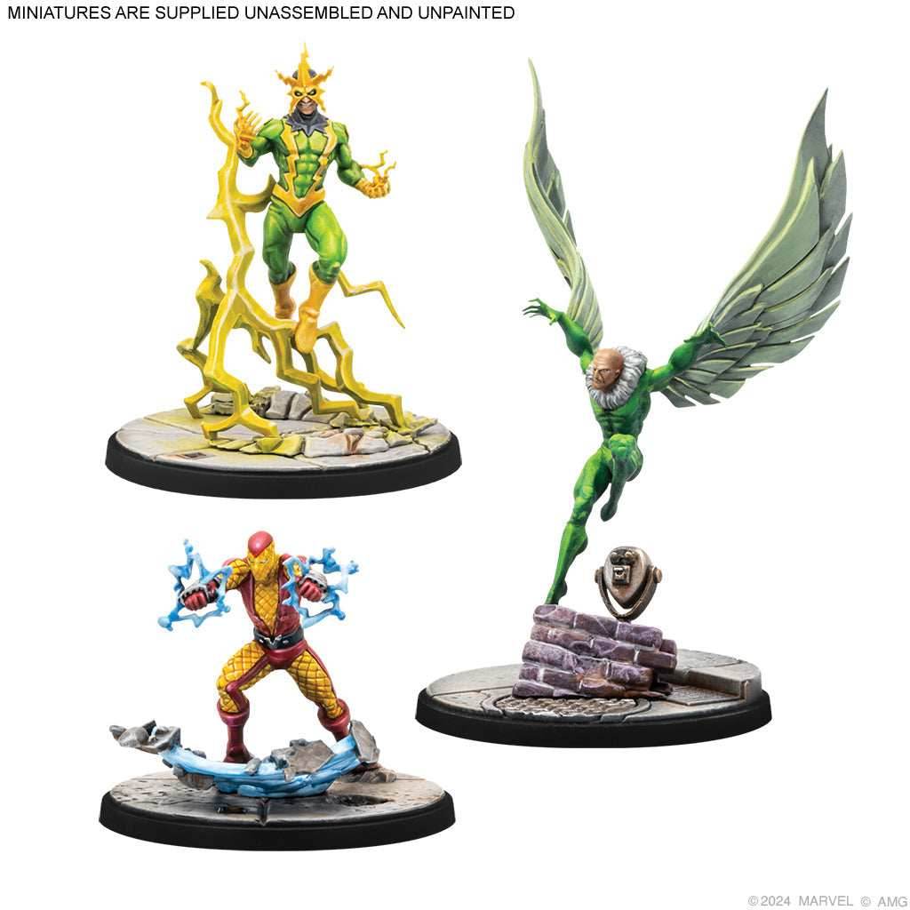 Marvel Crisis Protocol: Electro & Sandman & Shocker & Vulture -