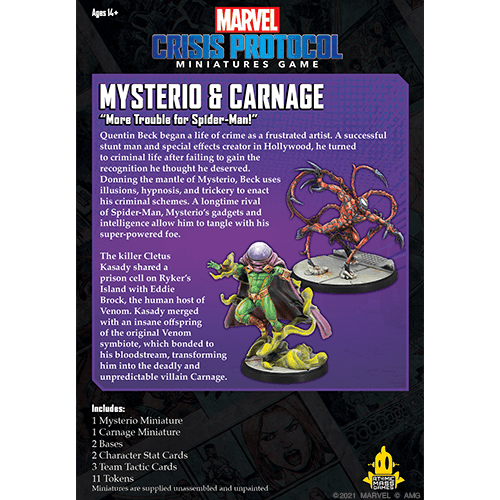 Marvel Crisis Protocol: Mysterio and Carnage -