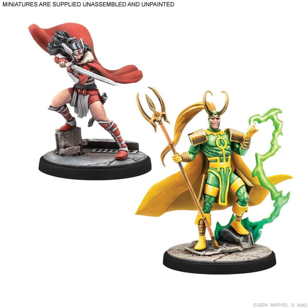 Marvel Crisis Protocol: Mighty Thor, Lady Sif, Thor, Hero of Midgard & Loki, Prince of Lies -
