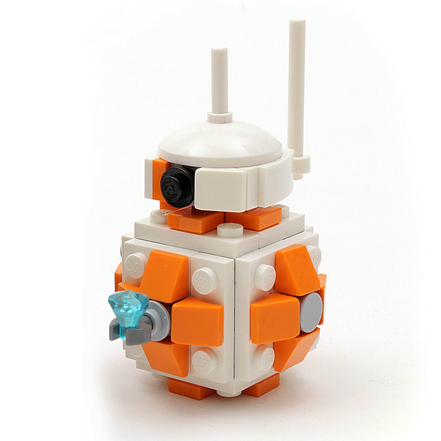 Custom BB-8 Figure made using LEGO parts - B3 Customs -